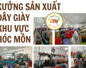 Xưởng Sản Xuất Dây Giày Khu Vực Hóc Môn